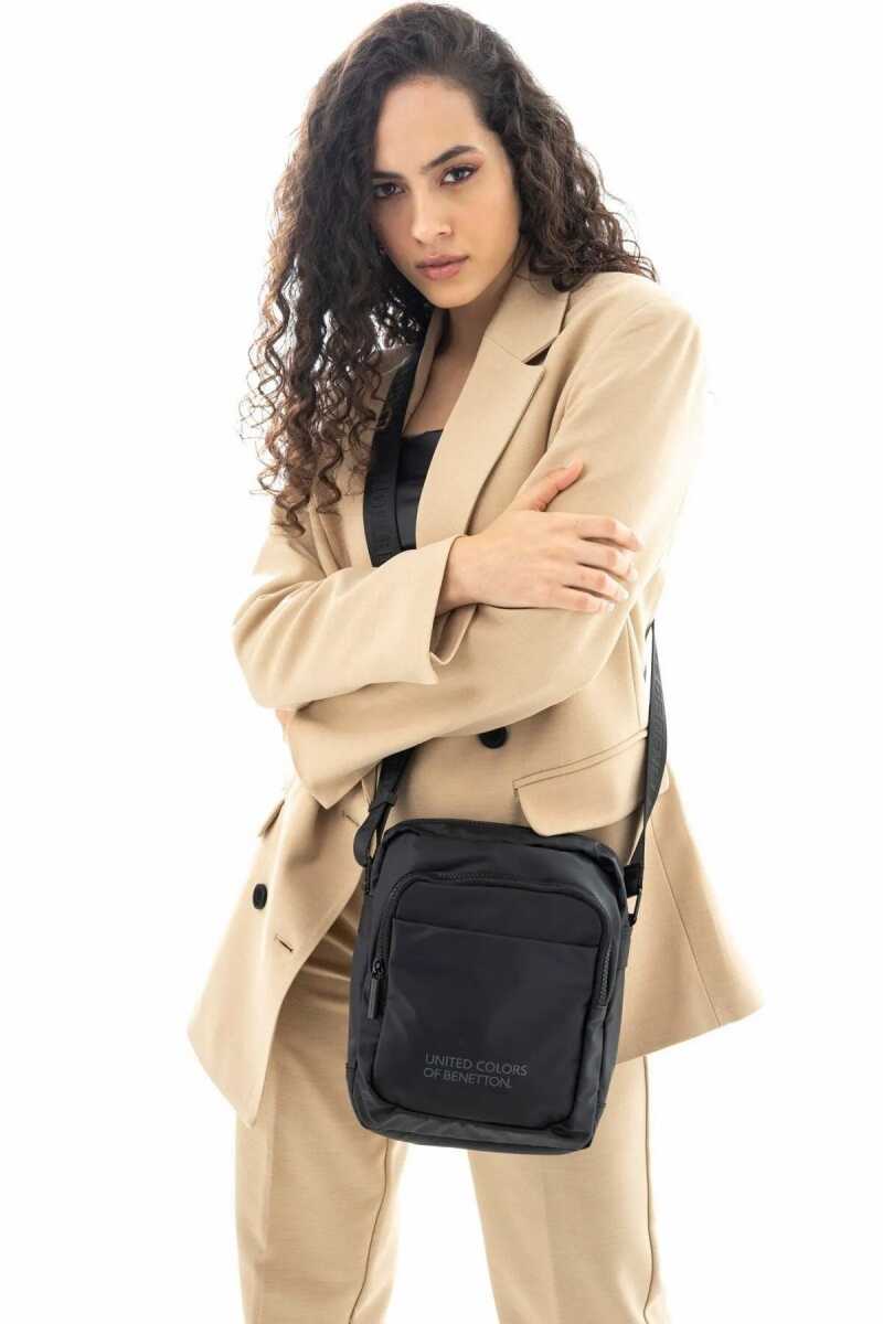United Colors of Benetton Unisex Çapraz Çanta Siyah BNT_541 - 3