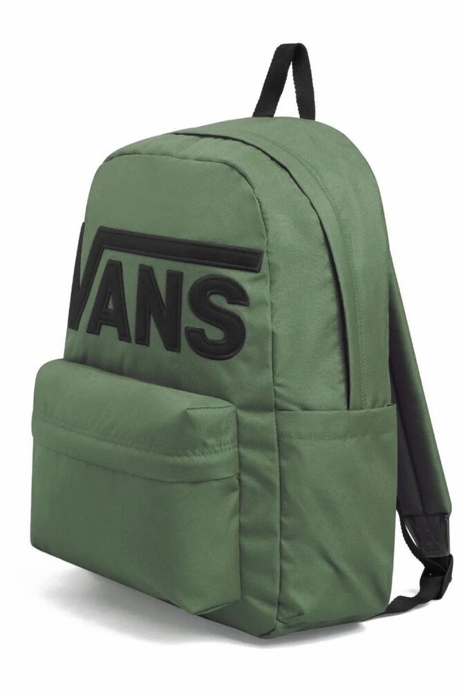Vans Old Skool Drop V Backpack Loden Green Unisex Çanta VN000H4ZZBF1 (1)