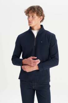 Wrangler Erkek Half  Zip Sweatshirt W2520532410 