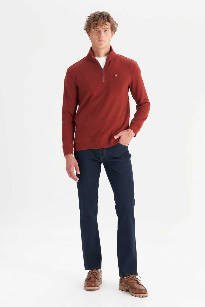 Wrangler Erkek Half Zip Sweatshirt W2520532810 - 2
