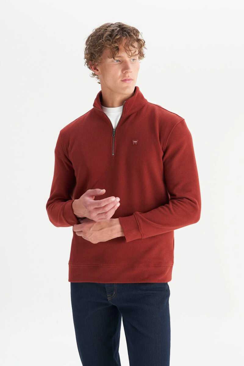 Wrangler Erkek Half Zip Sweatshirt W2520532810 - 3
