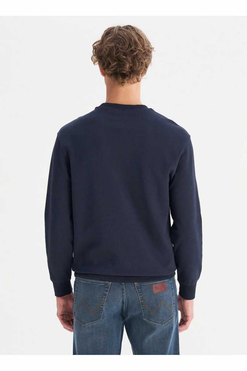 Wrangler Erkek Patch Logo Erkek Sweatshirt W2520255410 - 5