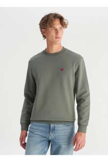 Wrangler Erkek Patch Logo Sweatshirt W2520255801