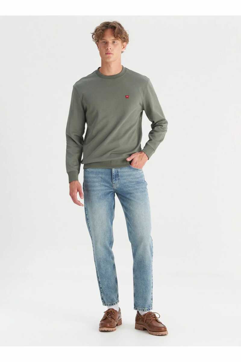 Wrangler Erkek Patch Logo Sweatshirt W2520255801 - 2