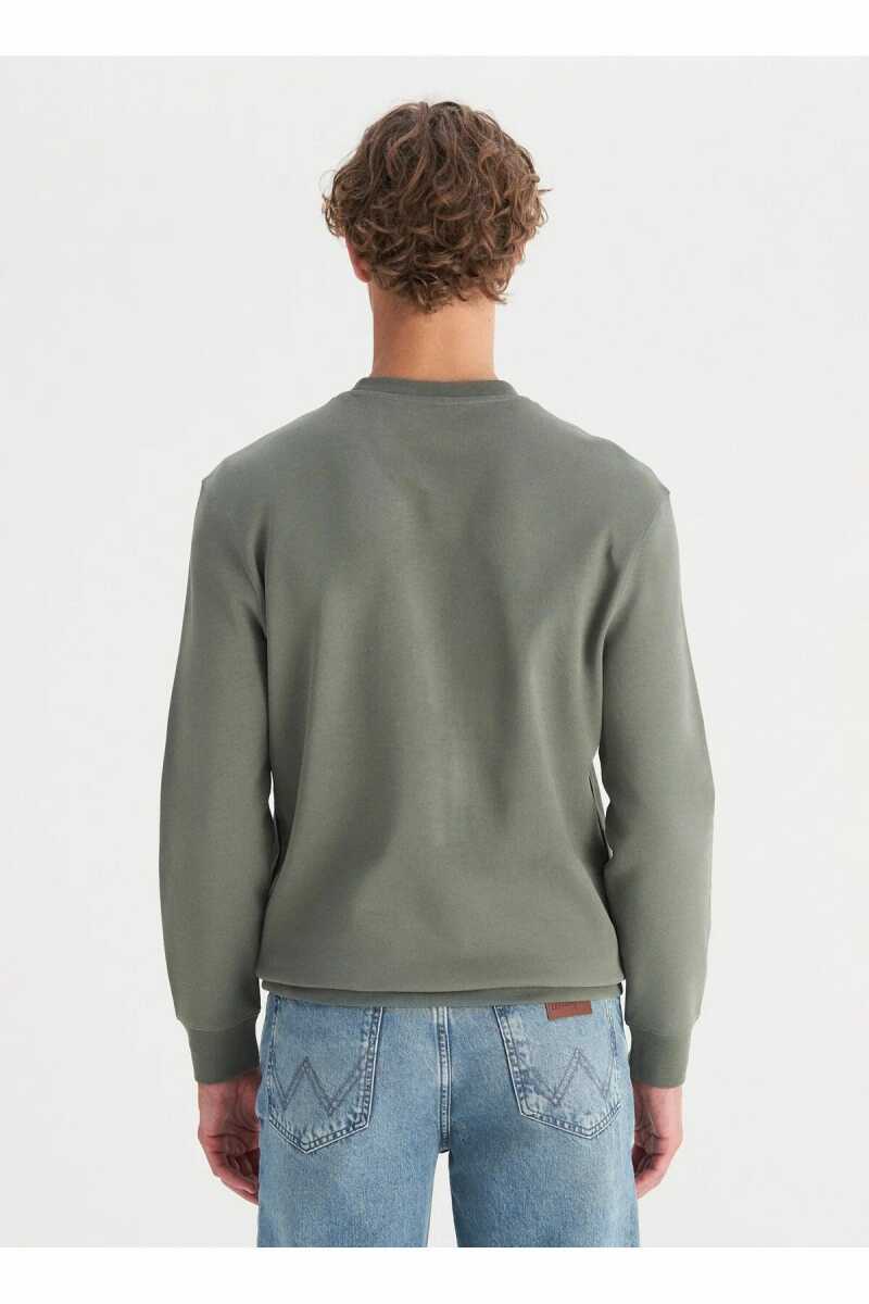 Wrangler Erkek Patch Logo Sweatshirt W2520255801 - 5