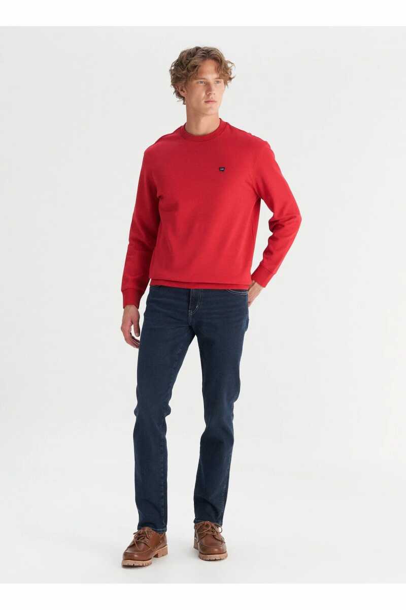 Wrangler Erkek Patch Logo Sweatshirt W2520255A47 - Wrangler (1)