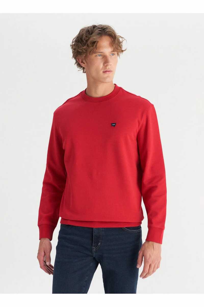 Wrangler Erkek Patch Logo Sweatshirt W2520255A47 - 1