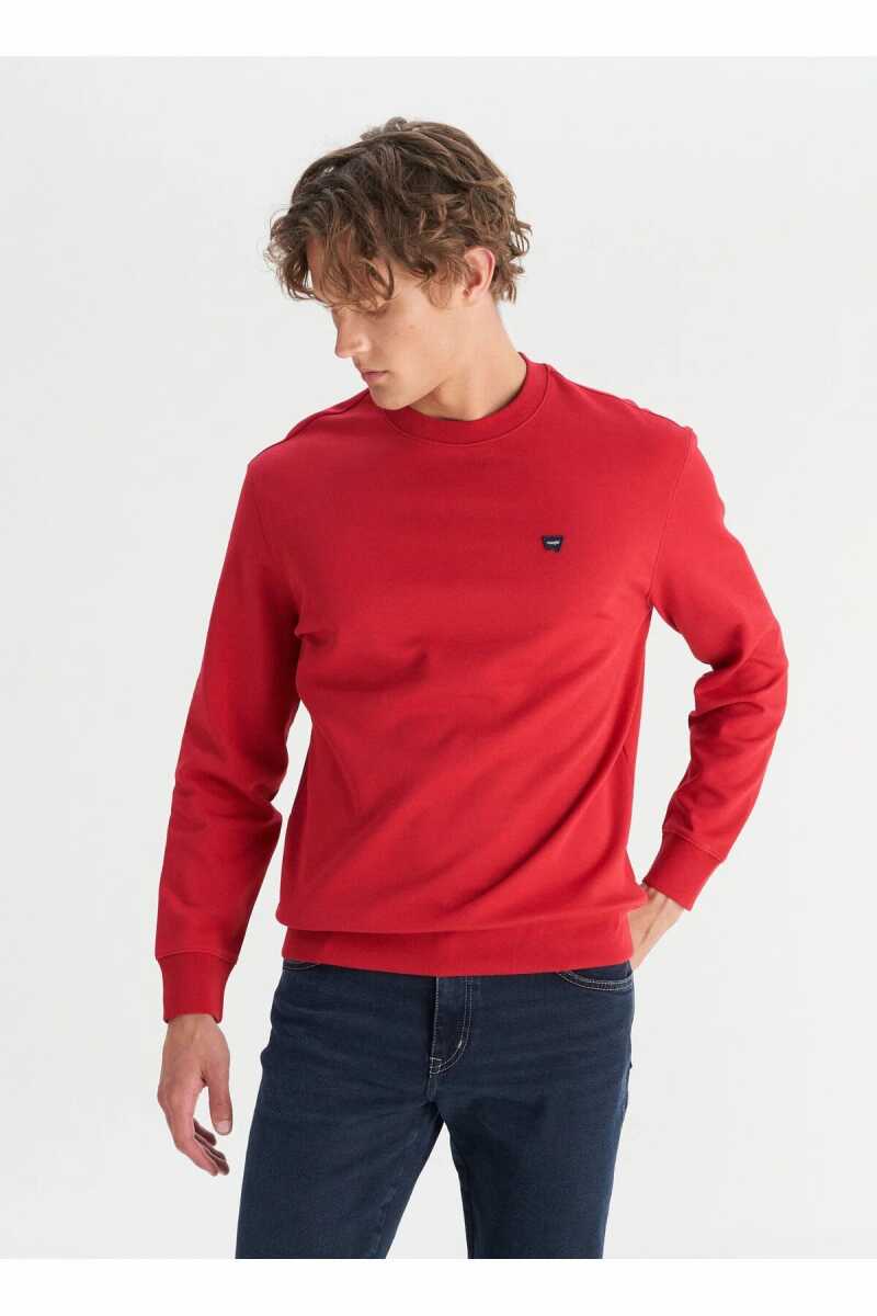 Wrangler Erkek Patch Logo Sweatshirt W2520255A47 - 3