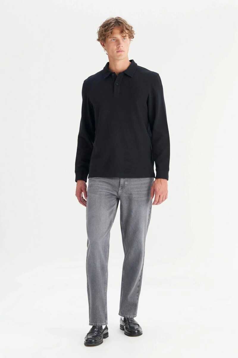 Wrangler Erkek Polo Yaka Sweatshirt W2520381001 - Wrangler (1)