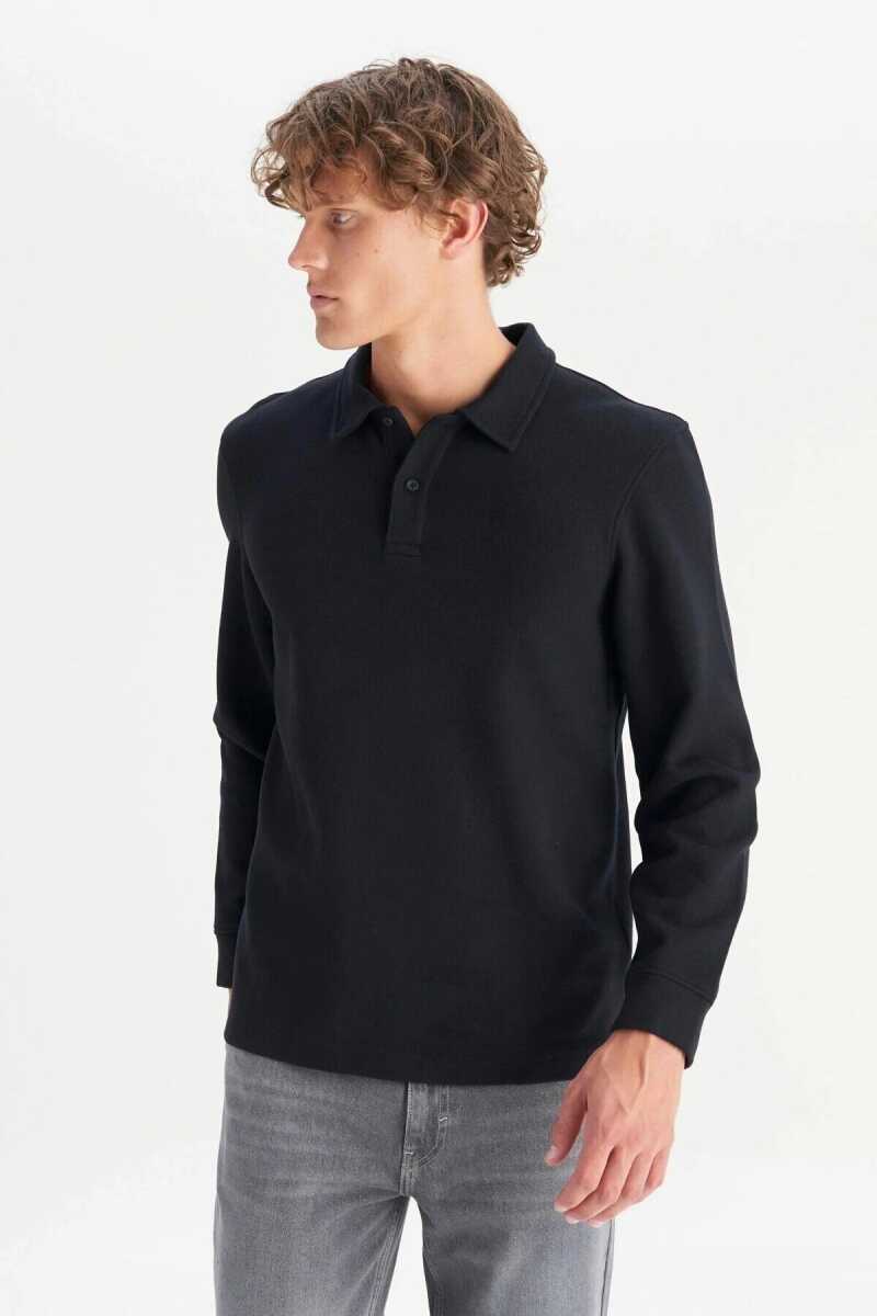 Wrangler Erkek Polo Yaka Sweatshirt W2520381001 - 3