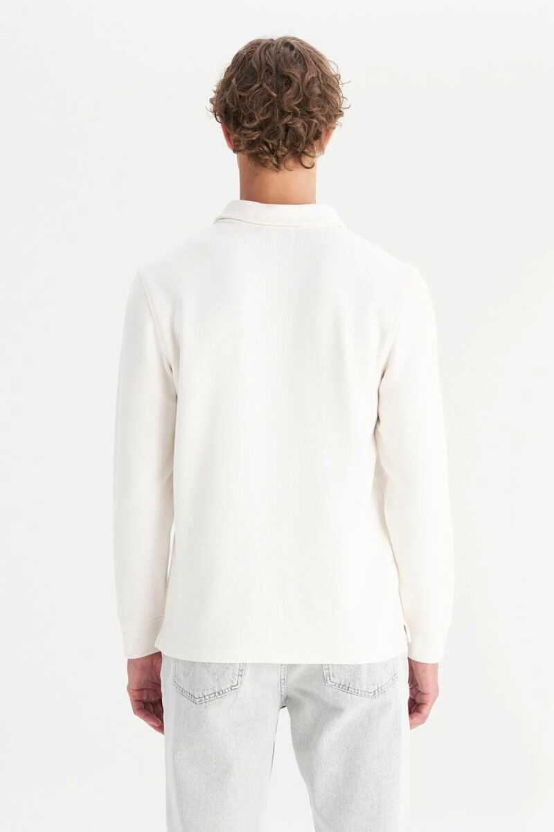 Wrangler Erkek Polo Yaka Sweatshirt W2520381104 - 5