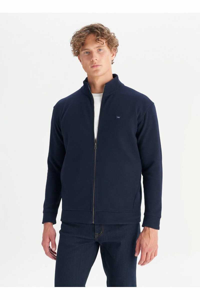Wrangler Erkek Selanik Full Zip Sweatshirt W2520533410 - Wrangler