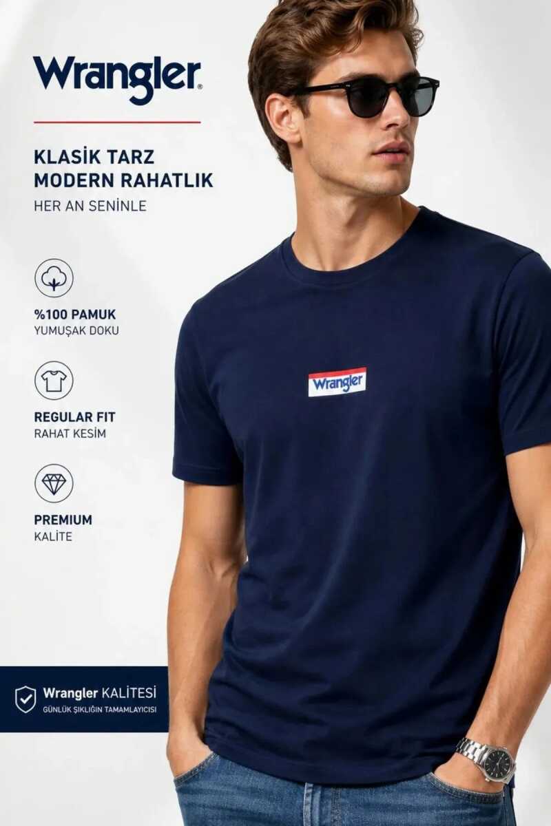Wrangler Mid Logo Erkek T-shirt W2610068410 (1)