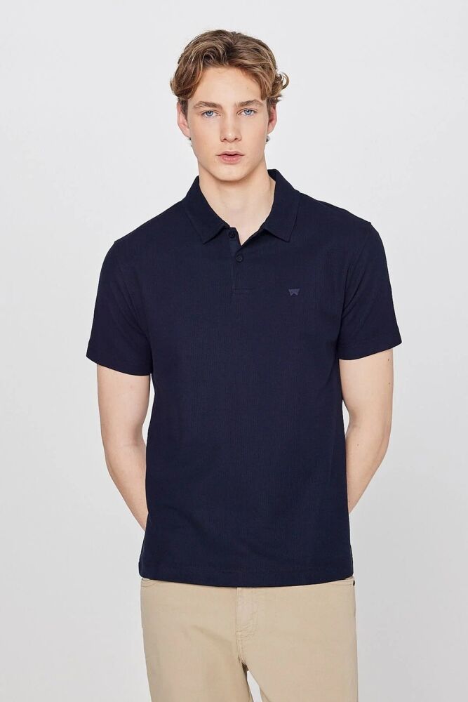 Wrangler Regular Fit Polo Erkek T-shirt W2610158410 (1)