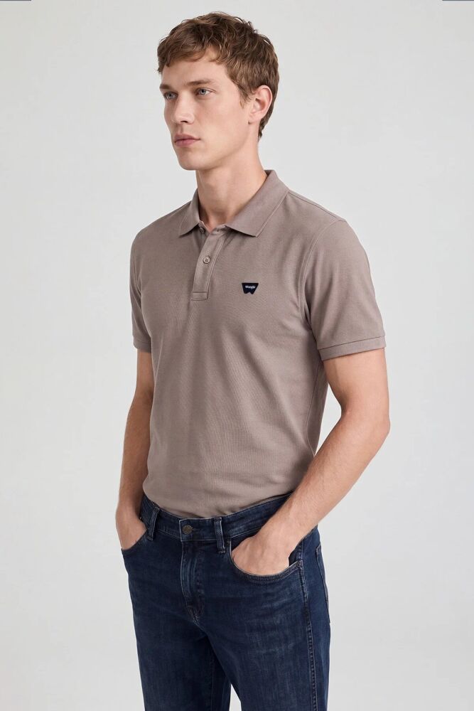 Wrangler Regular Fit Polo Erkek T-shirt W7D5K4XX2T207 (1)