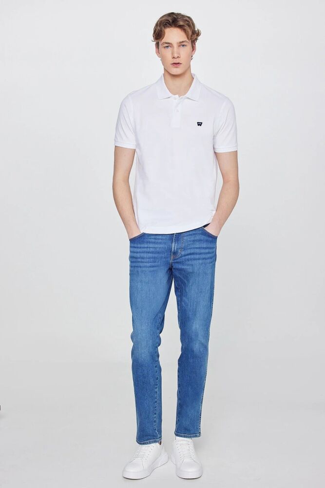 Wrangler Regular Fit Polo Erkek T-shirt W7D5K4XX2T989 (1)