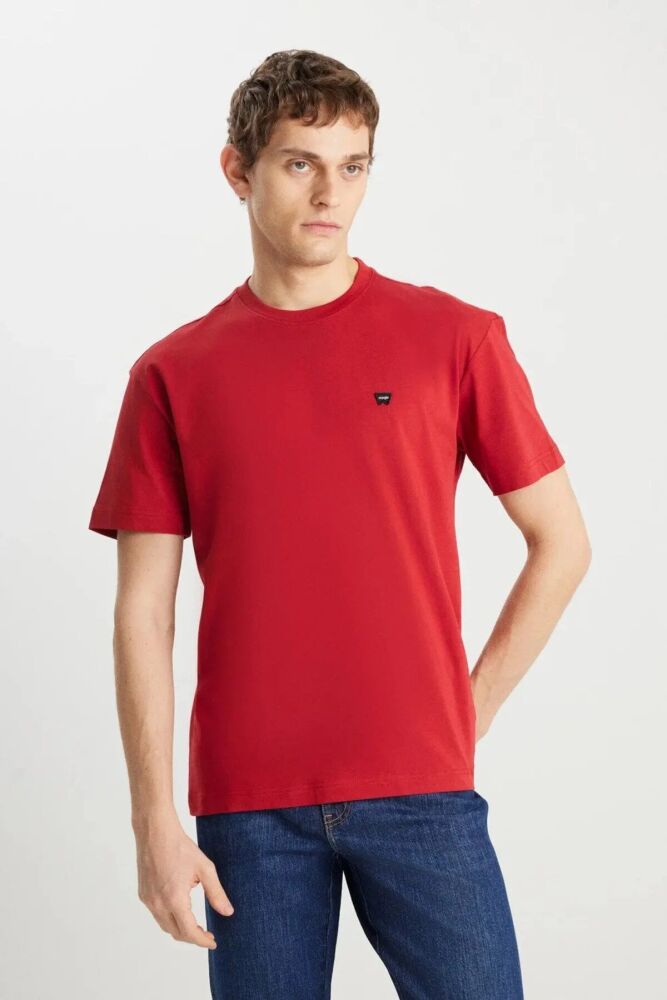 Wrangler Small Logo Bisiklet Yaka Erkek T-shirt W7NM203877600