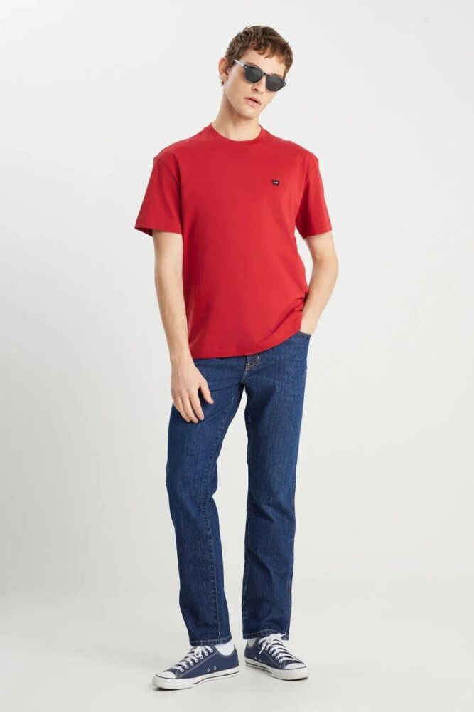 Wrangler Small Logo Bisiklet Yaka Erkek T-shirt W7NM203877600 (1)