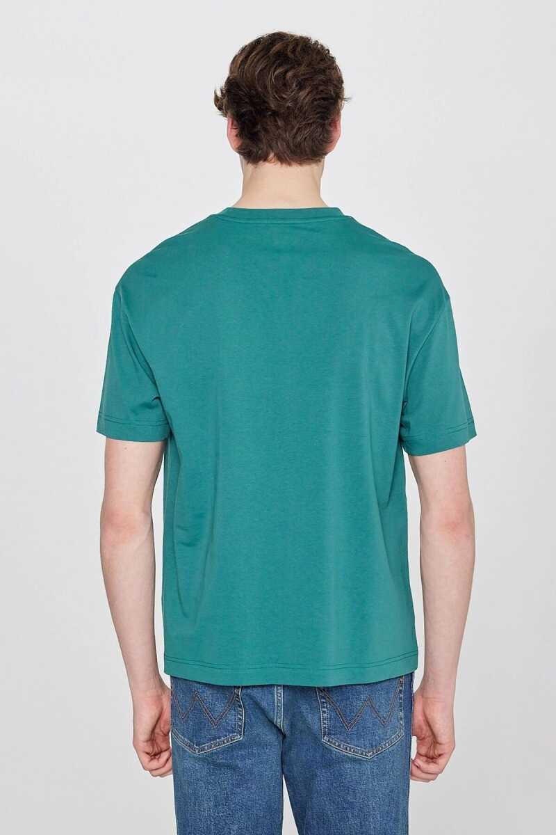 Wrangler Small Logo Bisiklet Yaka Erkek T-shirt W7NM203877G26 - 5