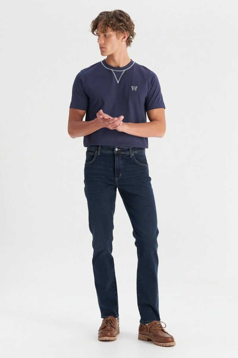 Wrangler Texas Slim Erkek Jean Pantolon W12S001397 - 3